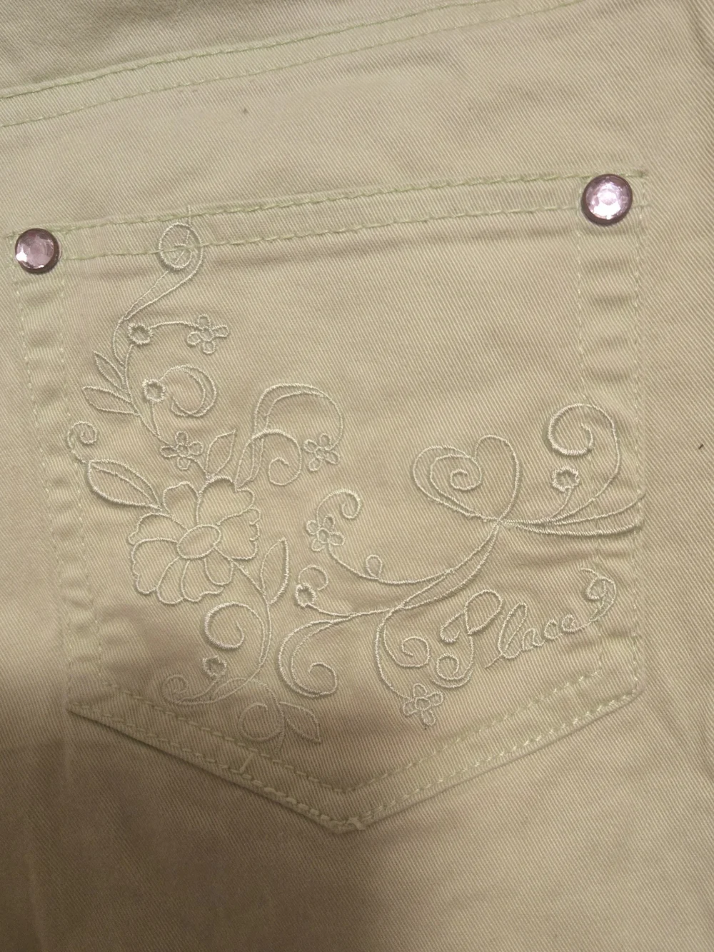 THE CHILDREN PLACE JEANS GREEN GIRL PANTS
